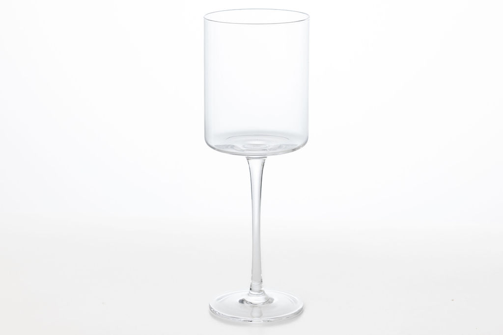 CYLINDER CLEAR WINE GLASS $1.50