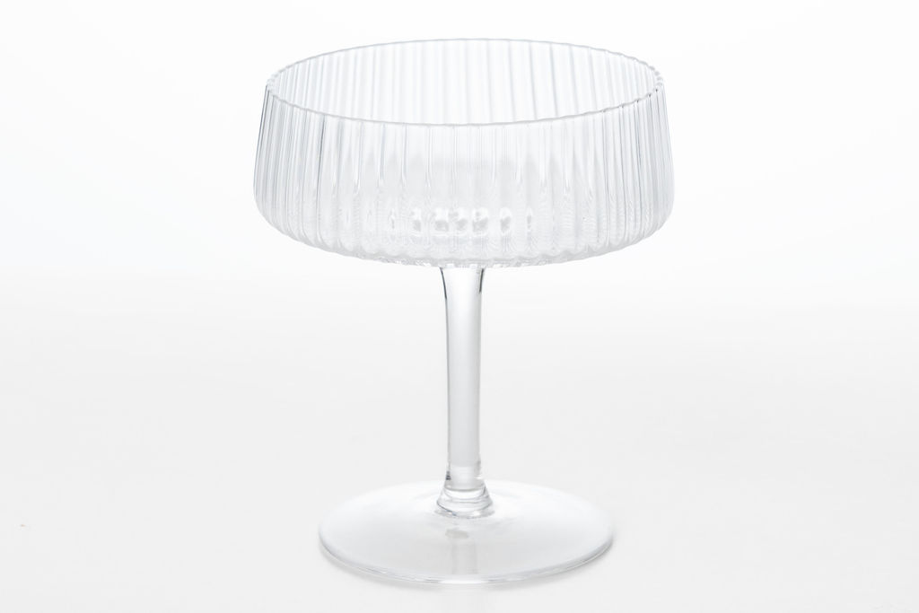 SNOWFLAKE CHAMPAGNE GLASS $1.50