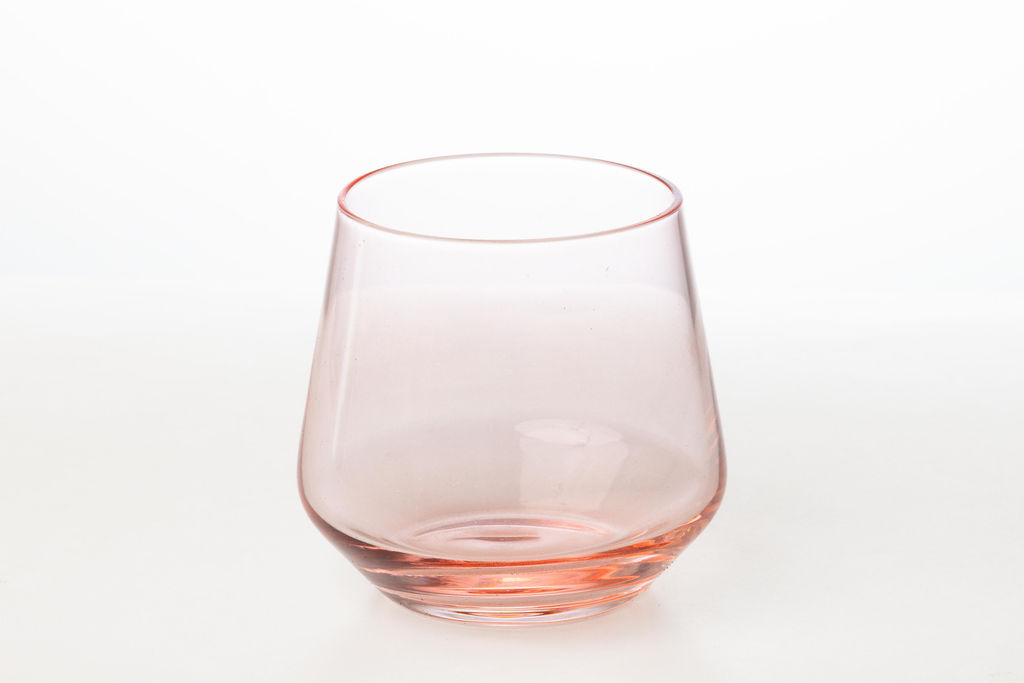 PINK  WATER GLASS $1.50