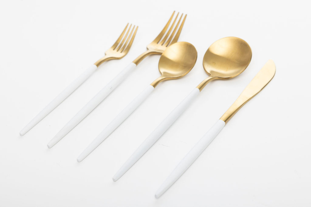 PETITE GOLD AND WHITE $1.50